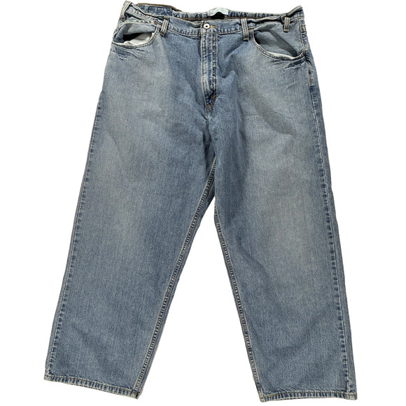 Vintage Levis SilverTab Jeans Mens 40x30 Blue Baggy Fit Denim 90s Y2K - Picture 1 of 8